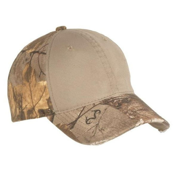 Port Authority ® Camo Cap With Contrast Front Panel. C807 Osfa Realtree Xtra/ Khaki