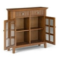thumbnail image 2 of Pemberly Row Transitional Solid Wood 36" Entryway Cabinet in Light Golden Brown, 2 of 17