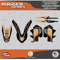 thumbnail image 3 of Kalair GFX Graphics Kit for Ktm Enduro 530 EXC Champions Edition (2008-2011) Rugged Series, 3 of 5