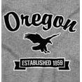 thumbnail image 2 of Oregon Cute Bald Eagle Souvenir Men's Graphic T Shirt Tees Brisco Brands L, 2 of 4