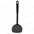 thumbnail image 2 of AME D'ESSENCE Turner Round Solid Spatula 12 inch Black Nylon 410ºF Heat Resistant Spatula with Ergonomic Handle Kitchen Gadgets for Frying, 2 of 4