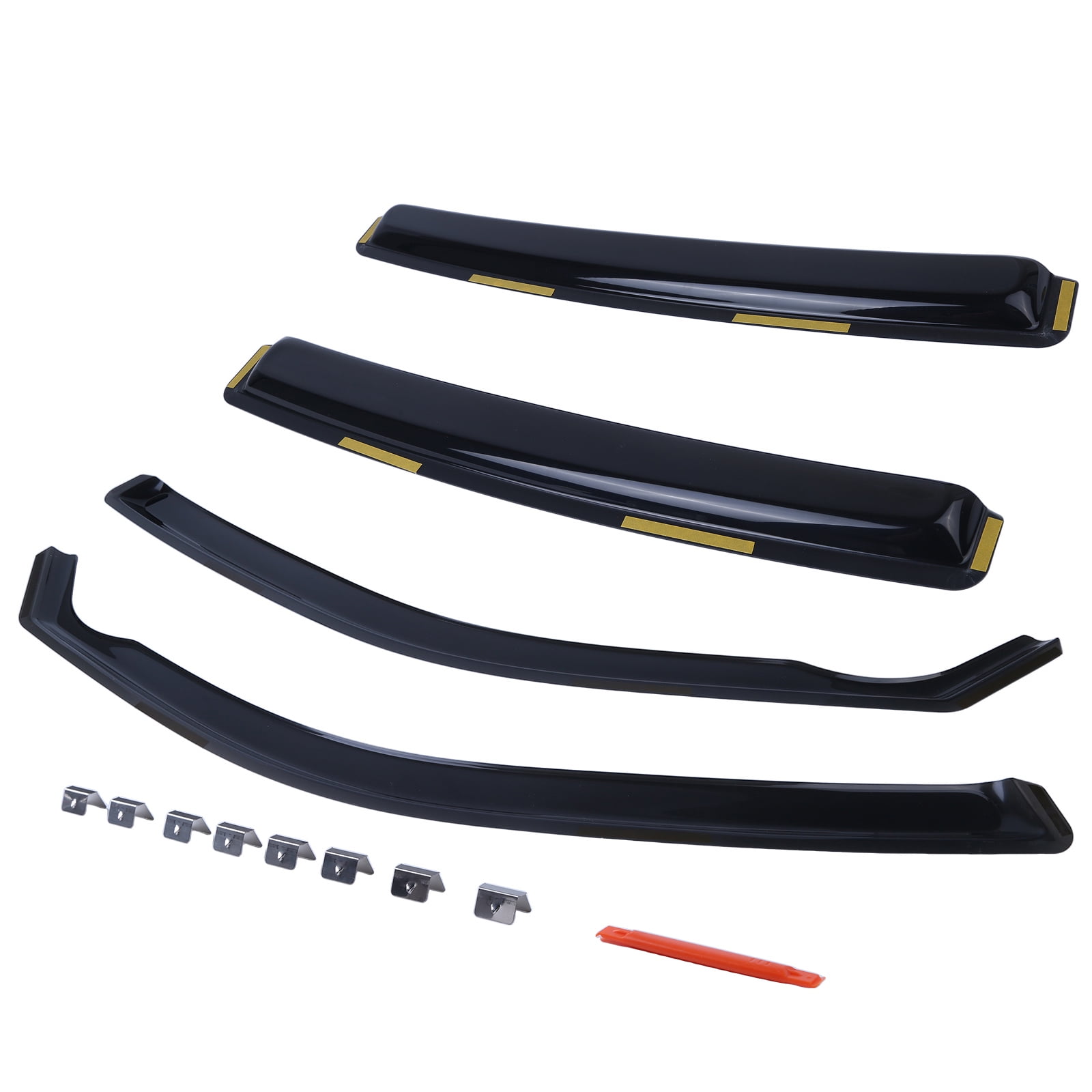 4Pcs Wind Deflectors Window Vent Visors Rain Guard Compatible for Dodge Charger 2011-2023 In-Channel Rain Shield Shade Sun Protection Replacement
