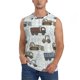 thumbnail image 1 of Balery Tractor and Dumper Camisetas sin mangas para hombre, absorbe la humedad y protege contra el mal olor.-Small, 1 of 7