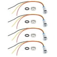 thumbnail image 1 of Composants de Contrôle Industriel, 4 Ensembles Indicateur LED Lumière Indicatrice en Métal Design Révolutionnaire, 1 of 8
