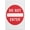 Warning Sign 3, variant on Do Not Enter Sign 8"x12" Rust Free Aluminum - UV Printed Outdoor Yard Sign for Home Business Driveway Alert, No Entry Sign