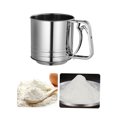 thumbnail image 4 of FUTUREORYY Stainless Steel Baking Sifters Fine Mesh Filtering Tool for Restaurant Use 1Set, 4 of 8