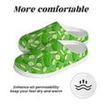 thumbnail image 6 of Kdxio Green Cucumber Women's Men's Slippers Plush Slip-On House Slipper for Winter Indoor Soft Cushion Non-slip Fluffy Slides Slippers-37/38, 6 of 7