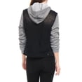 thumbnail image 3 of INSPIRE CHIC Women's Denim Jacket Button Down Long Sleeve Drawstring Hood Jean Jackets XL Black, 3 of 6