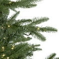 thumbnail image 4 of Northlight Clear Prelit Candlelight LED Green Hinged Fir Birch River Fir Artificial Christmas Tree, 7.5', 4 of 8