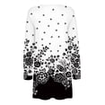 thumbnail image 5 of Cardigan pour Femmes Imprimé Automne Ouvert Léger avec Poche, 5 of 5