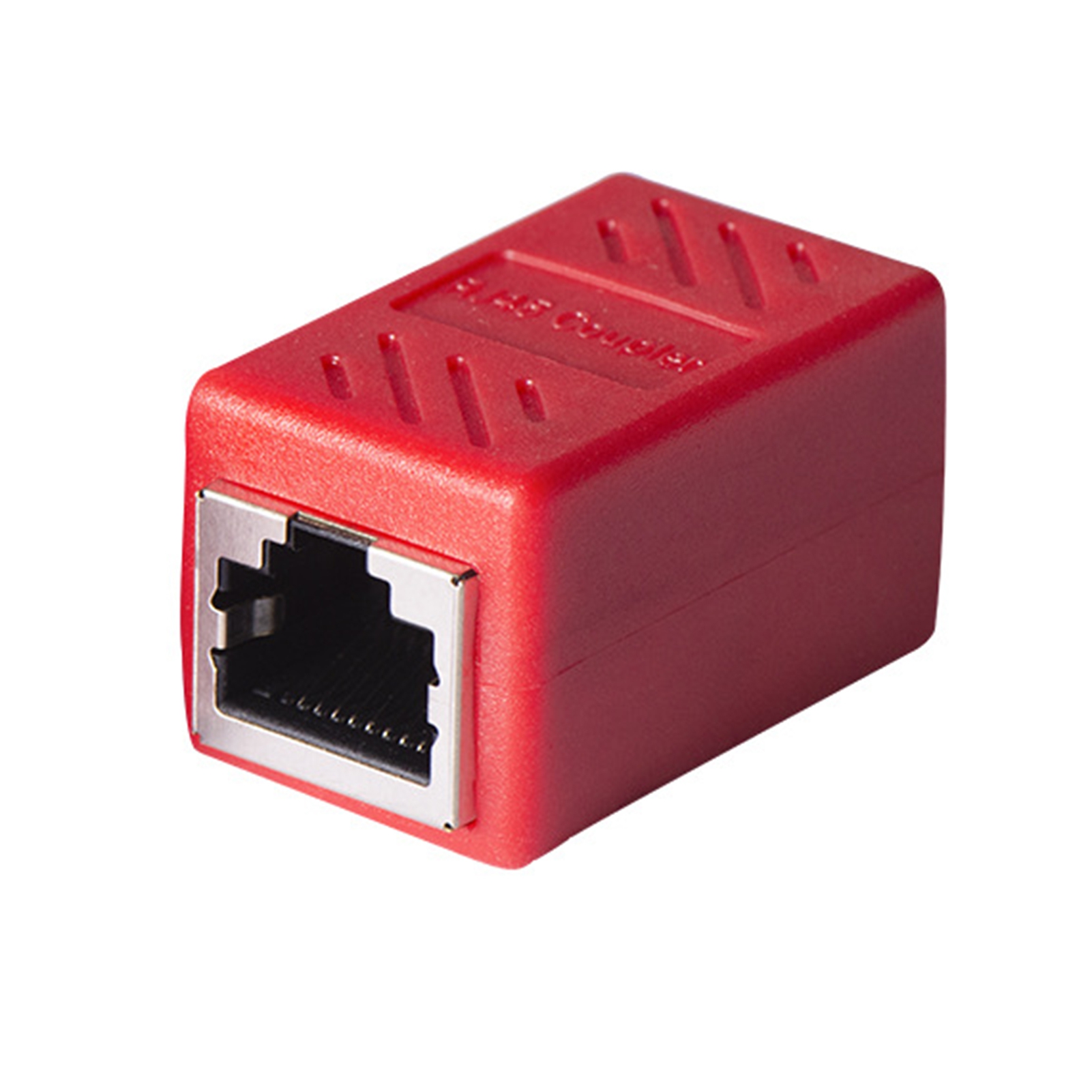 meijuhuga Network Connector Dual Ports Plug Play Goldplated Female to