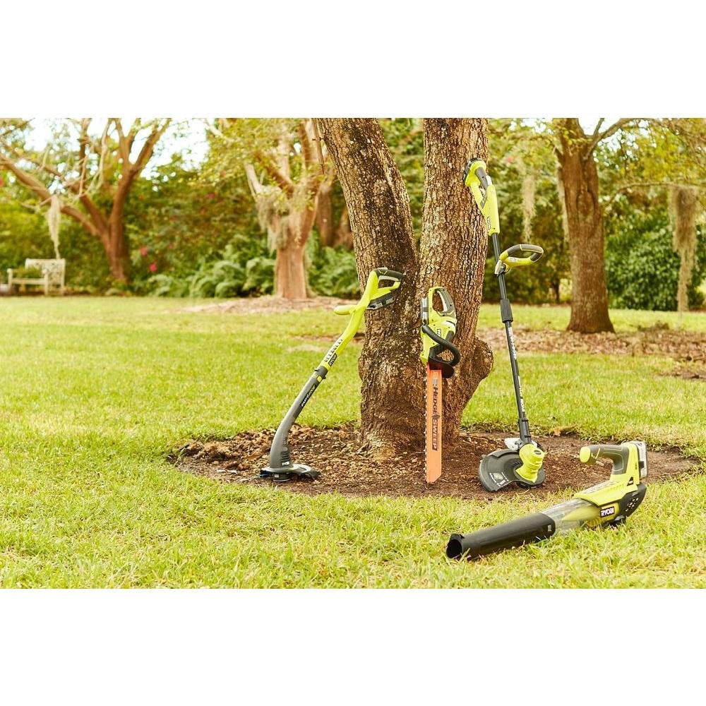 ONE+ 18-Volt Lithium-Ion Electric Cordless String Trimmer and Edger P2030 - 1.3 Ah Battery and Charger Included