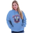 thumbnail image 3 of Built with American Pride Heart Wings Hoodie Sweatshirt Women Brisco Brands S, 3 of 4