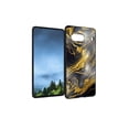 thumbnail image 1 of Compatible with Google Pixel 7 Phone Case, Golden-Marble-156 Case Men Women, Flexible Silicone Shockproof Case for Google Pixel 7, 1 of 1