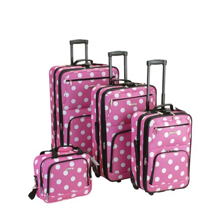 UPC 675478346150 product image for Rockland Luggage Galleria 4 Piece Softside Expandable Luggage Set F46 | upcitemdb.com