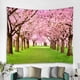 thumbnail image 5 of Tapiz de pared de 150 x 200 cm para dormitorio, decoración floral suave y romántica, estilo bohemio Sakura Romance, 5 of 5