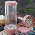 thumbnail image 6 of IEMIEBSHA Icing Sugar Shaker, Stainless Steel Fine-Mesh Flour Sifter/Shaker Bottle for Icing Sugar Flour Chocolate Cappuccino Cocoa,Pink, 6 of 9