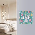 thumbnail image 4 of Yayeee Toggle Light Switch Wall Plate 2-Gang 4.56"x4.48" Decorative Outlet Cover, Cartoon Easter Bunny, 4 of 7