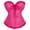Hot Pink, variant on QIPOPIQ Clearance Women's Steel Boned Corsets Plus Size Shapewear Outfit Underwear Shapewear Corset Top