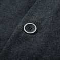 thumbnail image 6 of LEEYNEER Womens Shawl Collar Wool Coat Long Coat Gray S, 6 of 7