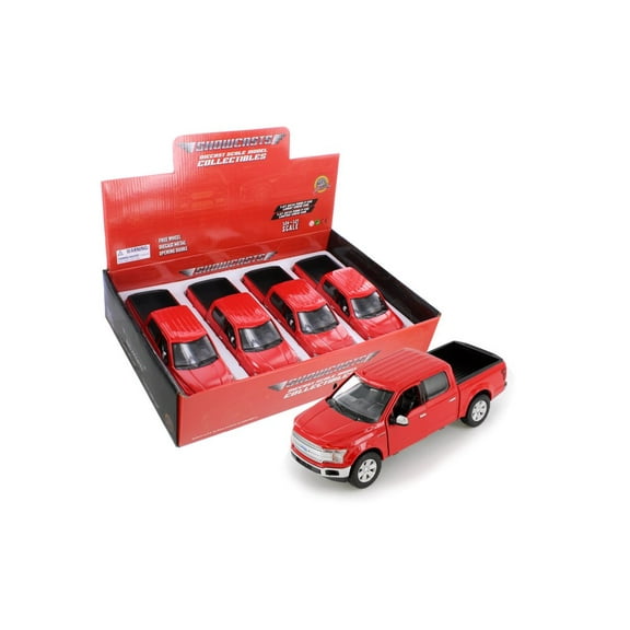 2019 Ford F-150 Lariat Crew Cab, Red - Showcasts 71363/4D - 1/27 Scale Diecast Model Car