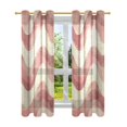 thumbnail image 7 of Yayeee Window Curtains Light Filtering 63"x42" Grommet Panel Pair Home Living Room Decor, Soft Pink Pattern, 7 of 7