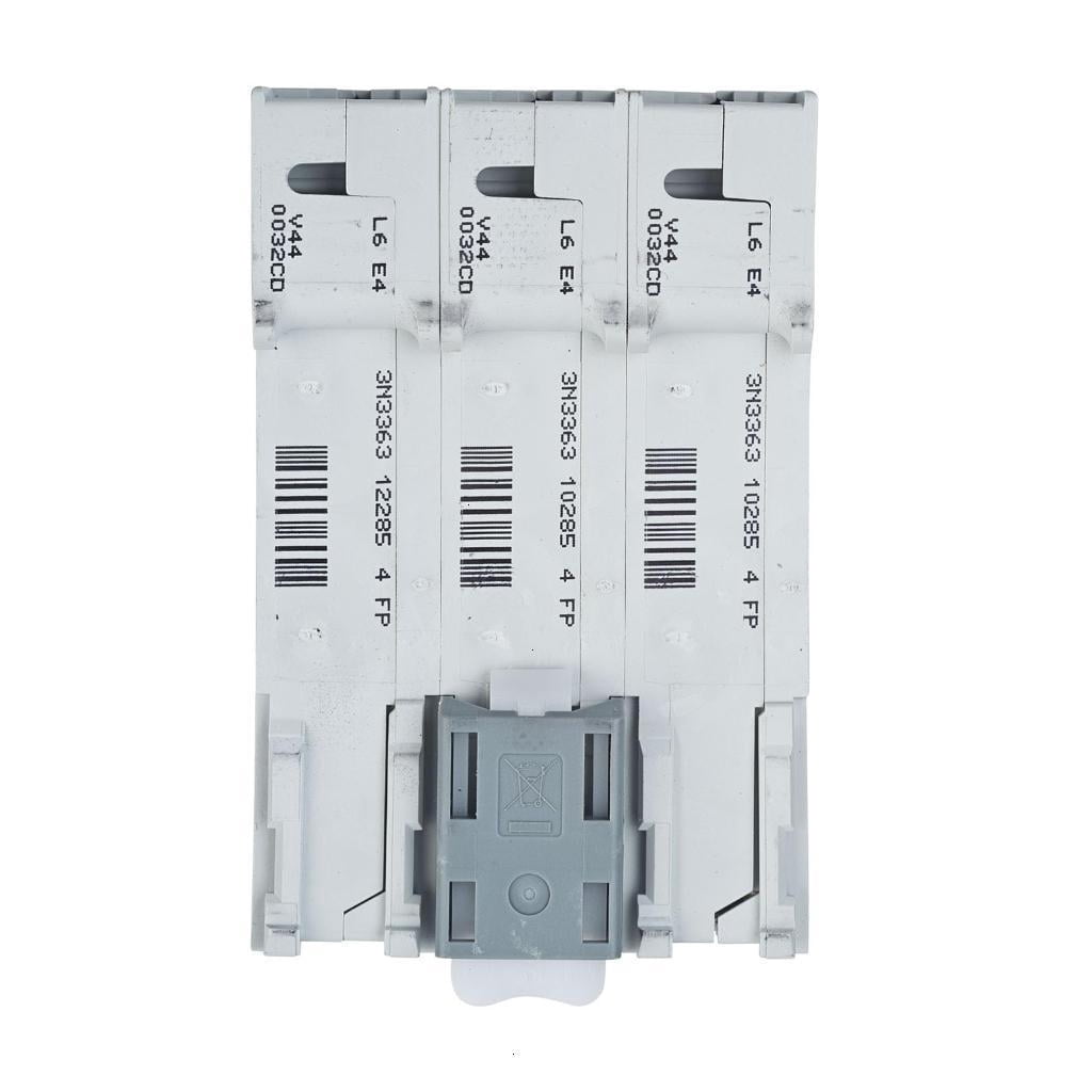 DIN Rails Mount Circuits Breaker 3 Poles Miniature Circuits Breaker 6KA Breaking Capacity Disconnects Switches for Home