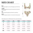 thumbnail image 2 of Kdxio Dragon Fruit 1 Print Women's 2 Piece High Waisted Wrap Spaghetti Strap Summer Swimsuit Bikini Set-Medium, 2 of 5