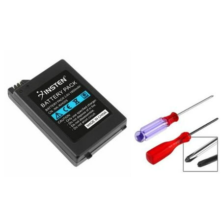 Insten 1800mAh Replacement Battery + Cross Wing+Tri Wing Screw driver For Sony PSP 1000