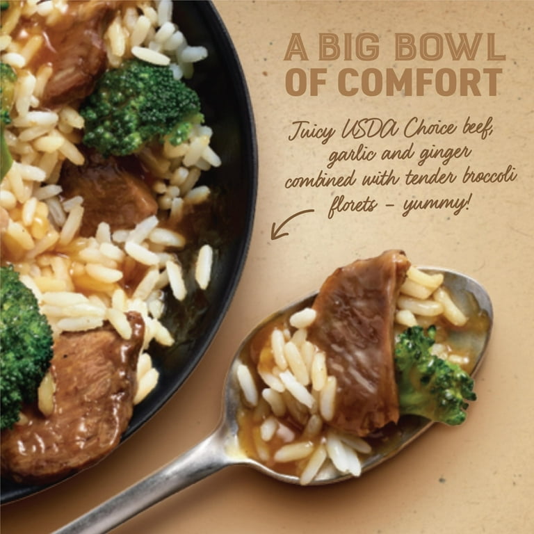  Gourmet Kitchn Marie Callender's Party Pack - Aged Cheddar  Cheesy Chicken and Rice Bowl, Creamy Vermont Mac & Cheese Bowl,Tender  Ginger Beef Broccoli Sweet Sour (8 ( 2 of Each )) 