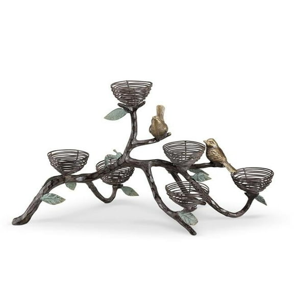 SPI Home 35170 13 x 23 x 10.5 in. Birds & Nests Candelabra Candle Holder
