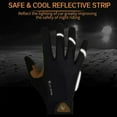 thumbnail image 1 of ZheElen Cycling Gloves Full Finger Touch Screen Running Shock Absorption Gloves Black XL, 1 of 6