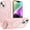 Frosted Matte Girly Pink, variant on MYKOMI for iPhone 14/13 case: [fit for Magsafe] Strong Magnetic & Invisible Stand, Military-Grade Drop Protection with Screen Protector, Adjustable Kickstand Frosted Translucent Matte Phone Case