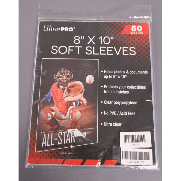 Ultra PRO: 50ct Soft Sleeves (8" x 10")