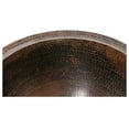 thumbnail image 3 of Premier Copper Products Bsp2_Lr14fdb 14" Copper Drop In Bathroom Sink - Bronze, 3 of 7
