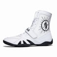 thumbnail image 3 of New Arrival Men'S Plus Size High-Top Professional Training Anti-Slip Cushioned Wrestling Shoes Durable Boxing Shoes, 3 of 7