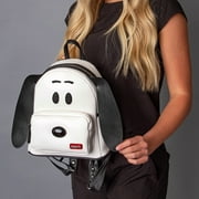 Peanuts Classic Comic Character Face Snoopy Zippered Mini Small Backpack Bag 10