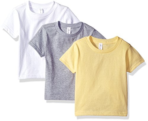 Clementine Apparel Girls Short-Sleeve Basic T-Shirt Three-Pack