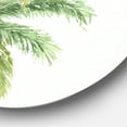 thumbnail image 3 of Designart 'Mixed Botanical Greens palms IV' Art Mural en Métal Style Ferme - Disque de 36, 3 of 5
