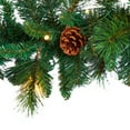 thumbnail image 4 of Nearly Natural 6ft. Mixed Pine and Pinecone Artificial Garland with 35 Clear LED Lights, 4 of 6
