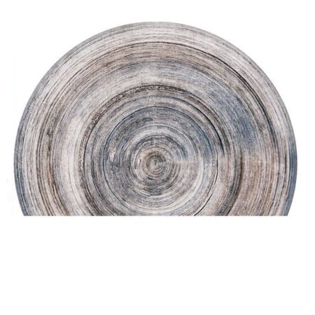 Half Round Door Mat,Semi Circle Bathroom Floor Rug,Mandala Boho Bohemian Rug,Non-Slip Welcome Entrance Way Rug,Absorbent Bath Mat,Microfiber Tufted Indoor Rug for Kitchen Living Room