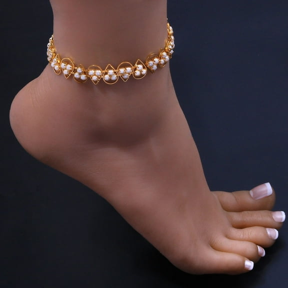 Luxury Flower Full Cubic Zircon 14K Yellow Gold Anklet Bracelet fo Women Summer Beach Iced Out Chain Anklet Foot Chain Jewelry Gift