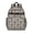 Silver-13, variant on Floral Dog Design Backpack Watercolor Puppy Pattern with Geometric Patterns for Student