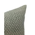 thumbnail image 5 of Fabdivine Thick Linen Hand Block Print Decorative Throw Pillow Cover , 14"X20", Gray, 5 of 5