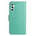 thumbnail image 2 of Allytech Galaxy A54 5G Case 6.4" Phone, PU Leather Lotus Butterfly Embossed Cards Holders Kickstand Shockproof Bumper Protective Flip Wallet Case Cover for Samsung Galaxy A54 5G - Green, 2 of 6
