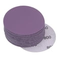 thumbnail image 1 of Unique Bargains 30 Pack 3-Inch Purple Sanding Discs 800 Grits Hook & Loop Professional Aluminum Oxide Sandpaper, 1 of 5