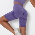 thumbnail image 5 of IROINNID Women's Hip-lifting Fitness Seamless High-waist Yoga Shorts, 5 of 9