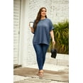 thumbnail image 4 of Women Oversized T-Shirt Summer Casual Short Sleeve Loose Tee Tops, 4 of 5