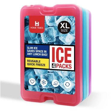 Nexgenics Slim Ice Pack Cooler Freezer ( 4 Pack )