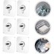 thumbnail image 3 of 10PCS Drill Free Adhesive Hooks No Trace Screw Sticker for Bathroom Kitchen Storage Punch Free Screw Stickers, 3 of 5